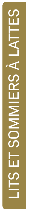 Lits et sommiers à lattes